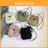 Sac Seau à Cordon Style Coréen Tendance 2024 pour Femmes Petit Sac à Bandoulière en Nylon Couleurs Polyvalentes