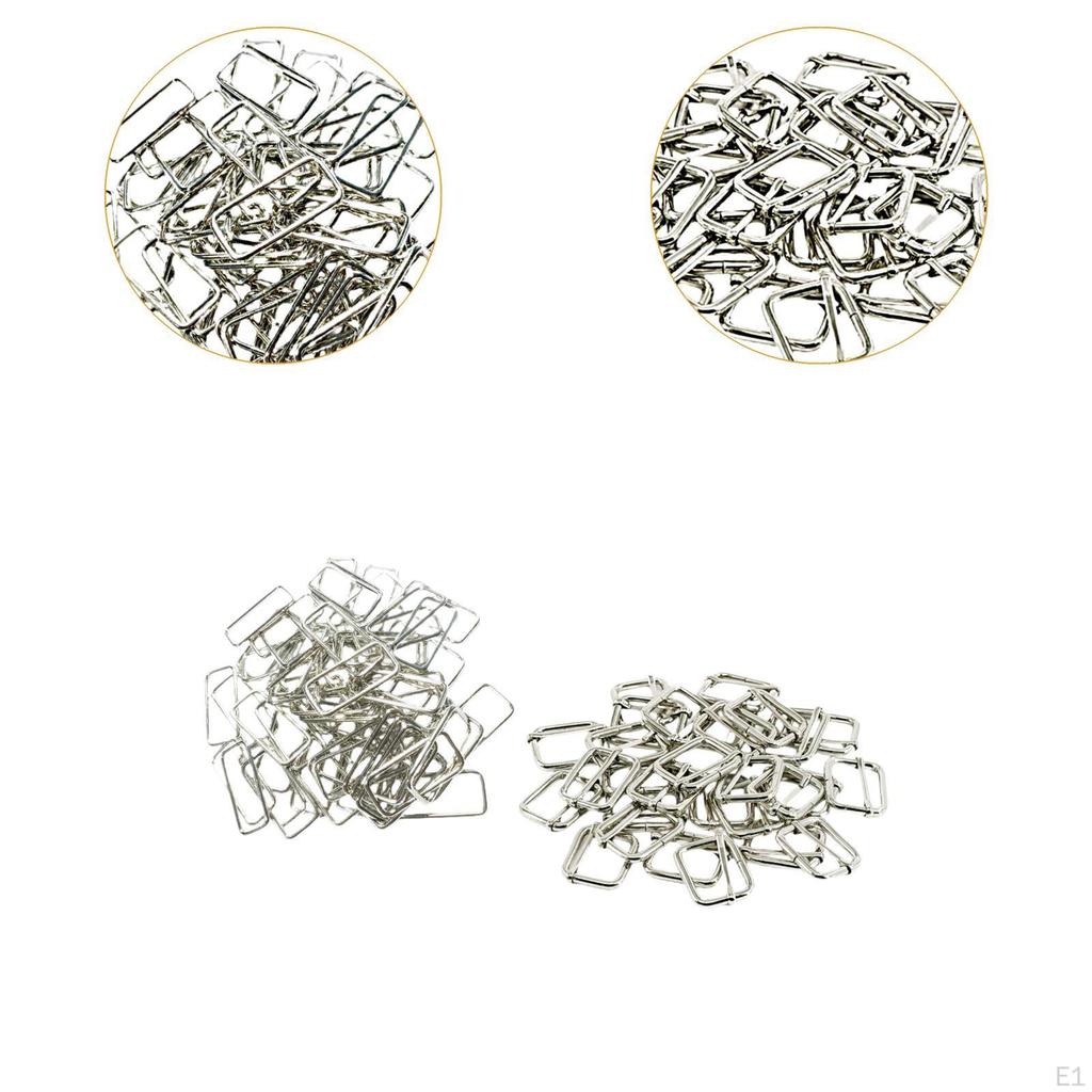 200 buc catarame dreptunghiulare glisante conectori pentru bagaje glisante robuste DIY meșteșuguri