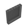 10pcs MOC Bricks 1x6x5 Window Glass Houses Wall Element 59349 Compatible Building Blocks Panel Assembles Accessories