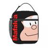 Insulated Lunch Bags Mafalda Comics Human Merch Cartoon Food Box INS Trendy Cooler Thermal Bento Box For School