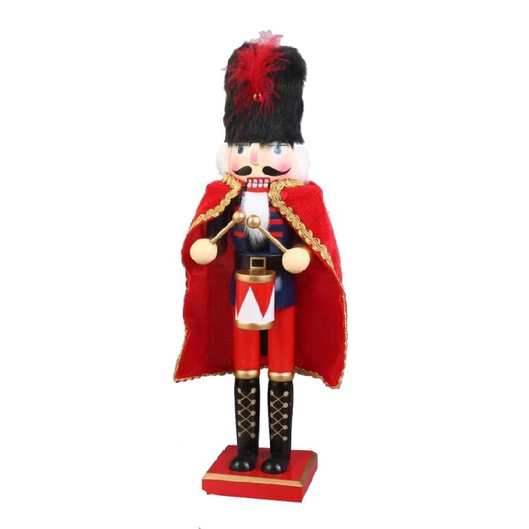 Creative Christmas Wood Nutcrackers Soldier New Year Birthday Wedding Decoration