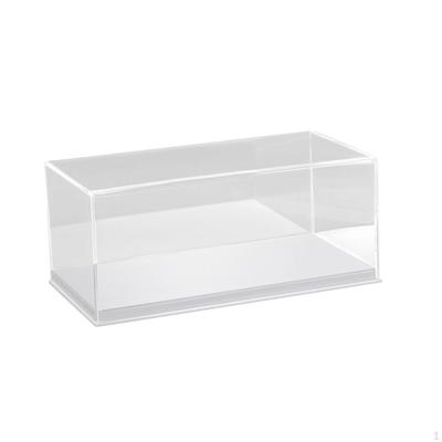 1/64 Modellauto-Vitrine aus transparentem Acryl, dekorativer Schutz für Autos