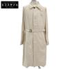 ES:S 23Stainless Steel WIDE SOUTIEN COLLAR COAT with BELT Coat 2 beigeUsed