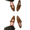 Soft-soled Mary Jane Women's Shoes Inner Height Increase Flats Retro Single Shoes Single Shoes Shoes 2025 Spring and Autumn