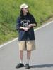 Plus Size Neutral Style Women's Short Sleeve Summer Trendy Streetwear T-Shirt