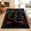 1PC Warrior and dragon, red theme Carpet for Living Room Bedroom Sofa Home Decor Rus Non-slip Floor Mat Luxury Gift
