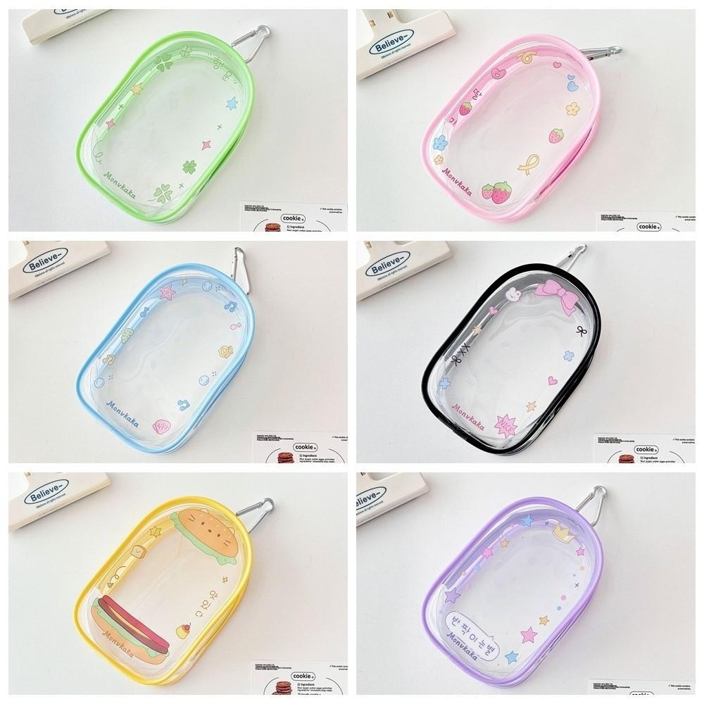 Clear Doll Storage Bag Cartoon Design Outdoor Doll Display Bag Doll Accessories