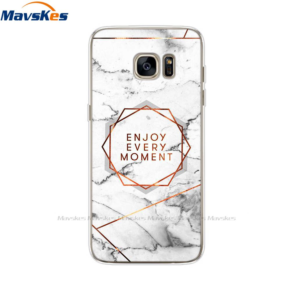 Custodia in Silicone Cartone Animato Per Samsung Galaxy S7 Custodie Cover Fiore Morbido TPU Custodia per Telefono Per Samsung S7 edge G930F G930FD G930W8 Funda
