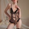 Sexy Lingerie Sexy Open Crotch Onesie Women's Hot Suspender Lace Seduction Bed Fast Attack Small Chest Uniform