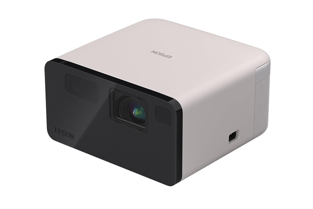 

у домашньому проекторі Epson Dreamio Full HD 1000 лм, обладнаному Google для дому. Невелика домашня рекламна модель для перегляду без ніжки [Випущено 2024] EF-21R