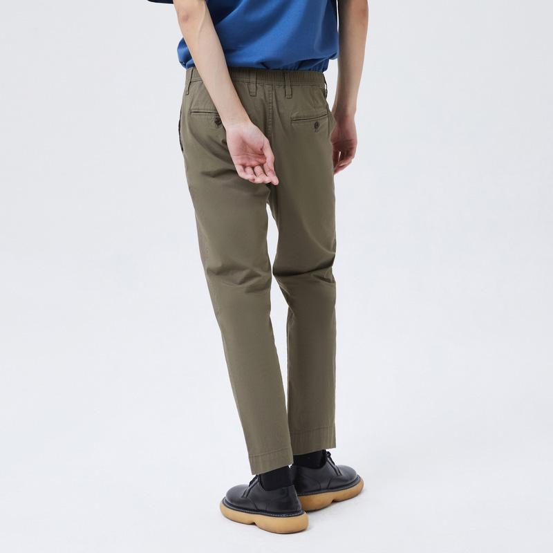 GAP Casual Pants Men's Army Green Moderate Straight Fit Pants 911065_2