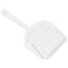 Cat Litter Scoop ABS 5mm Spacing Filtering Design Cat Poop Shovel with Ergonomic HandleTransparent Crystal Style