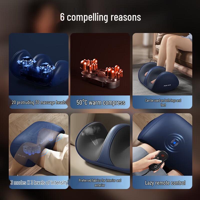 AUX Automatic Foot & Calf Massager