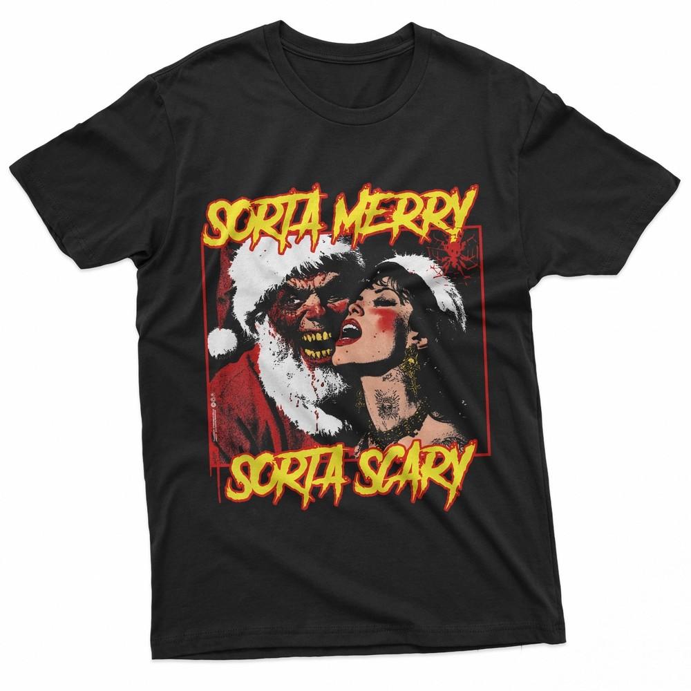 Christmas Vintage Horror Creepy Santa Claus Scary Xmas TShirt Unisex T-Shirt XXL
