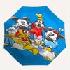 Mickey Mouse,Disney Themed Automatic Opening and Closing Folding Umbrella, Reinforced 8 Ribs, Compact Travel Design, Fashionable Folding Umb
