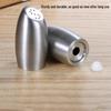 Drum-shaped Stainless Steel Seasoning Jar Set