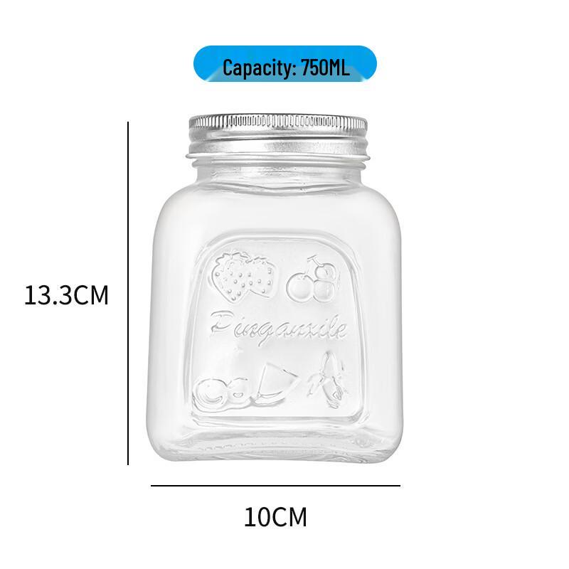 ZISIZ Sealed Glass Jars with Lids