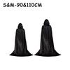 Halloween Party Cloak Cosplay Dress Up Costume Kids Death Cosplay Costumes Black Hooded Cloak Scary Witch Devil Role Play