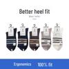Men's Mid-Calf Cotton Socks: Odor-Resistant, Breathable, and Durable with Boneless Stitching