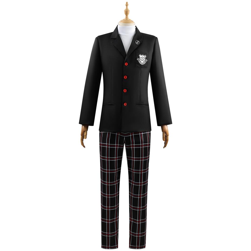 Persona 5 Kasumi Yoshizawa Cosplay Costume JK Uniform School Badge Suit Adult Girls Halloween Party Role Play Outfit