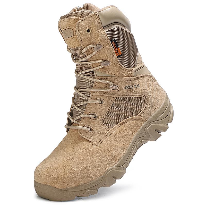 High Top Boots Large Size Combat Boots Outdoor Mountaineering Boots Tactical Boots Desert Boots