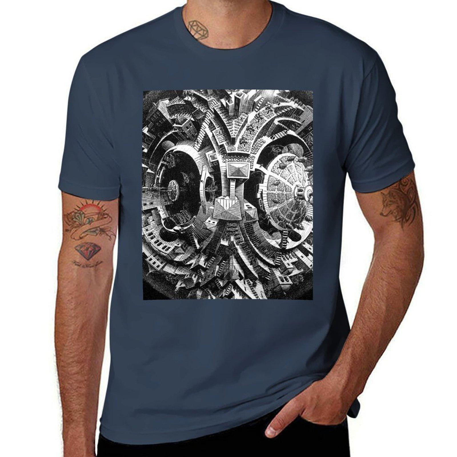 MC Escher TShirt Comfortable Daily Wear Tee S