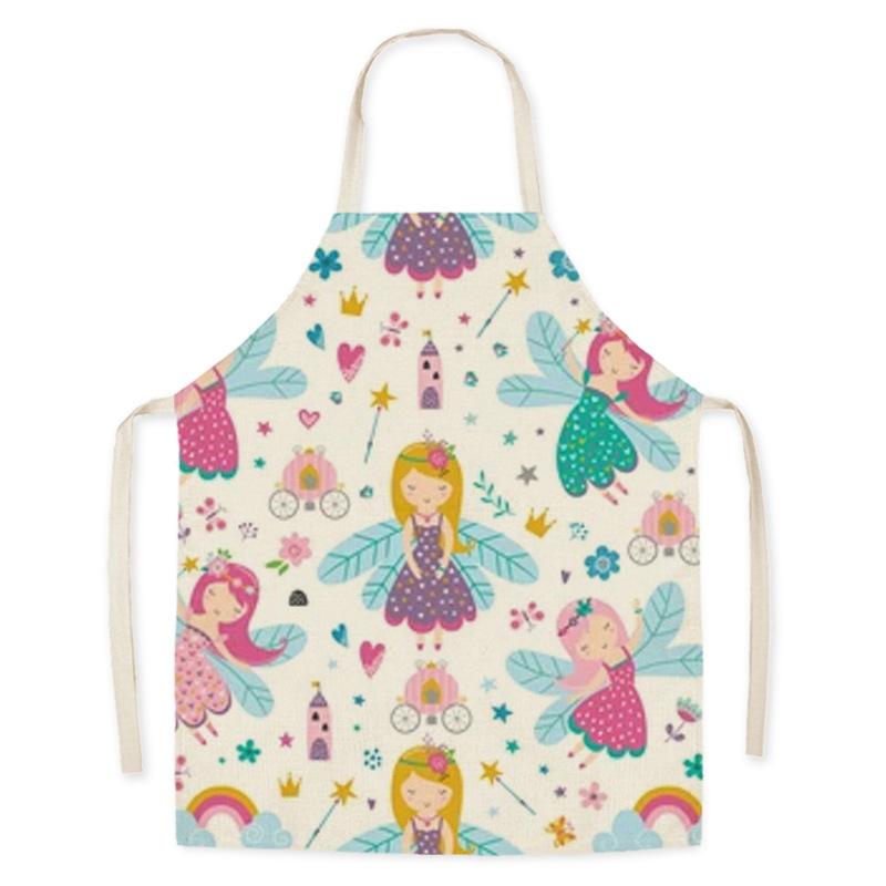 Apron Kids Apron Kitchen Household Item Animal Print Apron Adult Hair Apron 55-68cm Apron Custom Logo Kitchen Supplie
