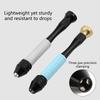 Anti Slip Rubber Sleeve Hand Drill Grip With Ergonomic Handle For Accurate Drilling In Jewelry Making And Woodworking