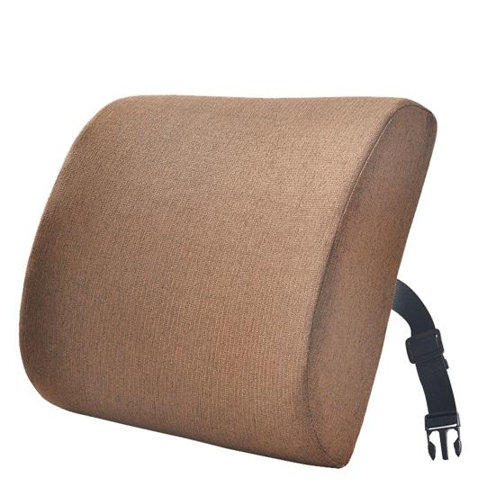 Back Cushion Super Soft Wear Resistant Cotton Flax Lumbar Pillow Memory Foam Seat Cushion for Home
