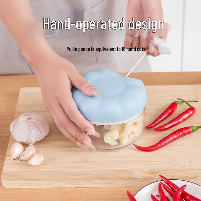 Creative Mini Garlic Puller: Hand-Pulled Kitchen Tool for Cutting and Pressing Garlic