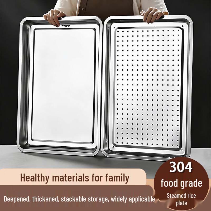 Commercial Stainless Steel Steaming & Serving Tray