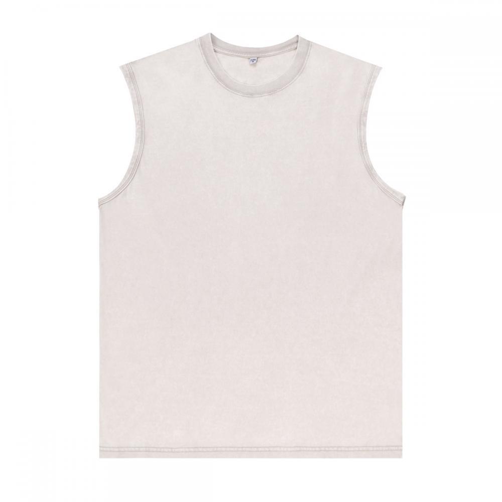 230g Unisex Heavyweight Distressed Vintage Cotton Sleeveless T-Shirt