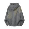 Light Luxury Casual Button Hoodie Long Sleeve Knit Sweater Men Jacket Outerwear Inner Layer Tops