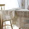 Table Cloth Hollow Rectangular Decorative Pastoral Crochet Tablecloth