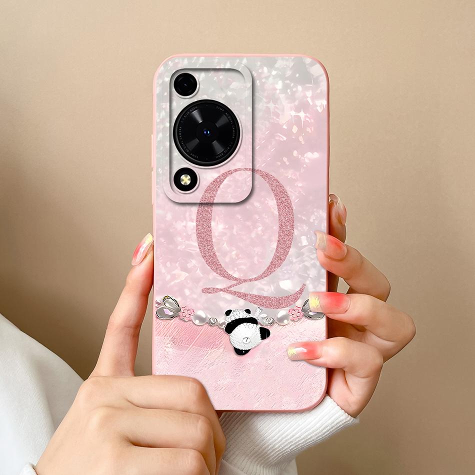 

For Huawei Nova Y72 Phone Cover Lovely Letters High Quality Case For Huawei Nova Y 72 Camera Protection Shockproof Bumper Capa Huawei nova Y72