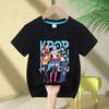 2025 Hot Movie Baby Girls T Shirt Soft Cotton Children's Clothing KPop Demon Hunters Fans Gifts Kids Clothes Fashion Casual Tops