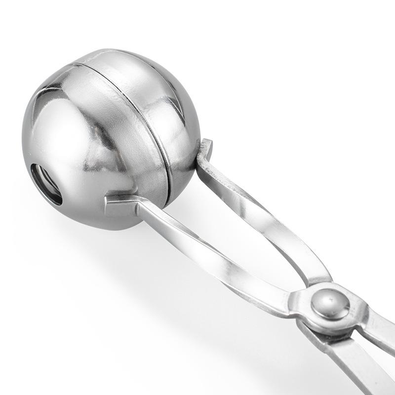 Lžíce na výrobu masových kuliček Nepřilnavý kuchyňský nástroj na vaření masa z nerezové oceli