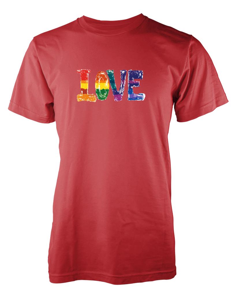 Bnwt Pride Love Word Equality Respect Rainbow Lqbtq Unique TShirt Adult Kids S