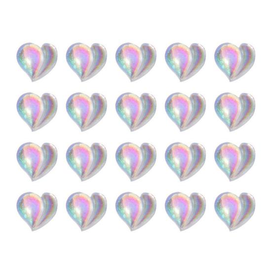 20Pcs/Pack Nail Beauty Lightweight Beautiful Decorative Ladies Peach Heart Nail Art Decorations Parts Nail Charms