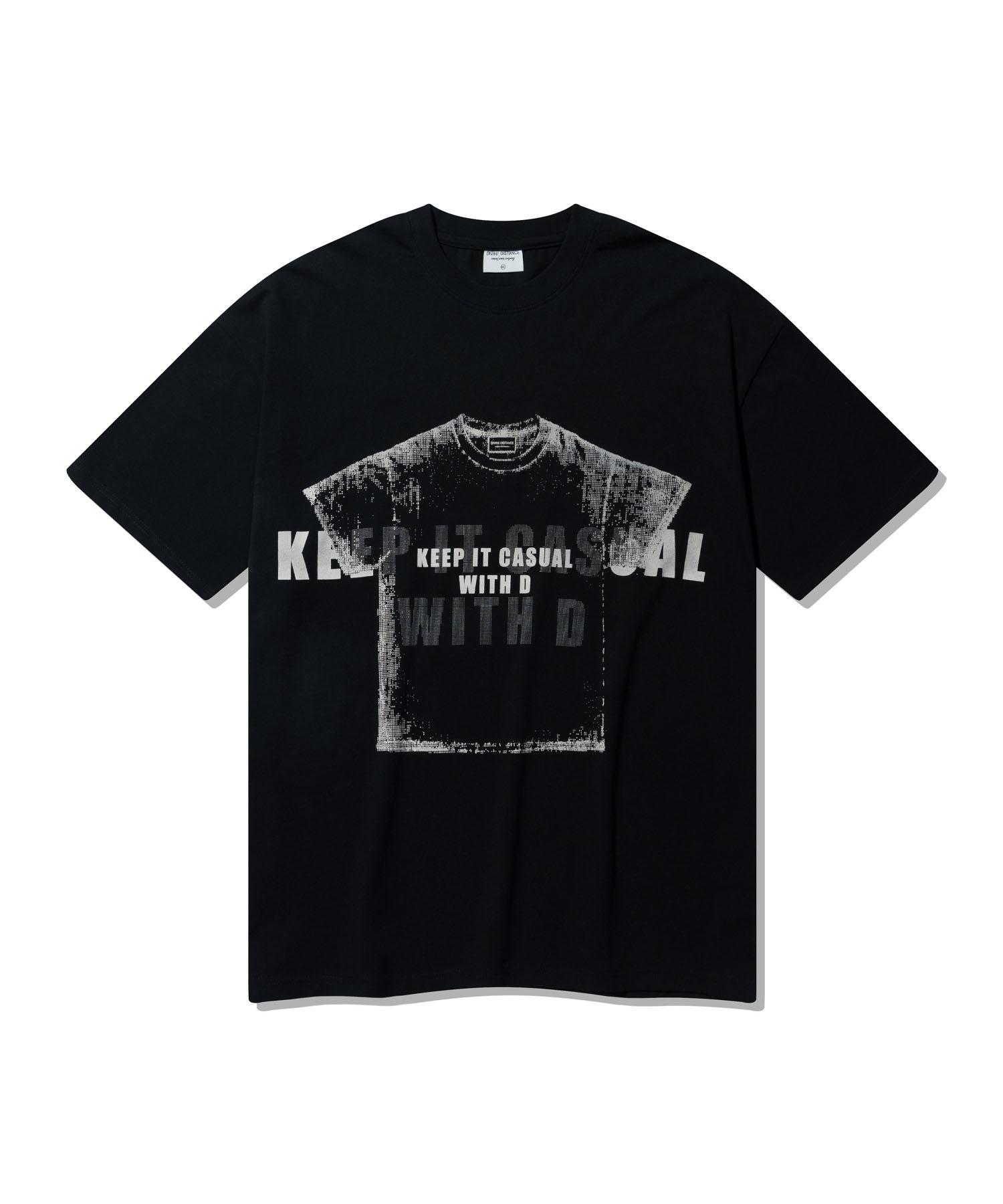 Divine Distance Dot Scan T-Shirt [Black] M