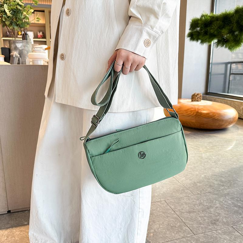 Crossbody Bag for Women Large Capacity Waterproof Nylon Multi Pocket Adjustable Wide Strap Travel Shoulder Satchel Daily Purse