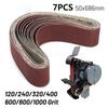 Reddish Brown Sanding Belt Detailing Finishing 50x686mm Aluminum Oxide