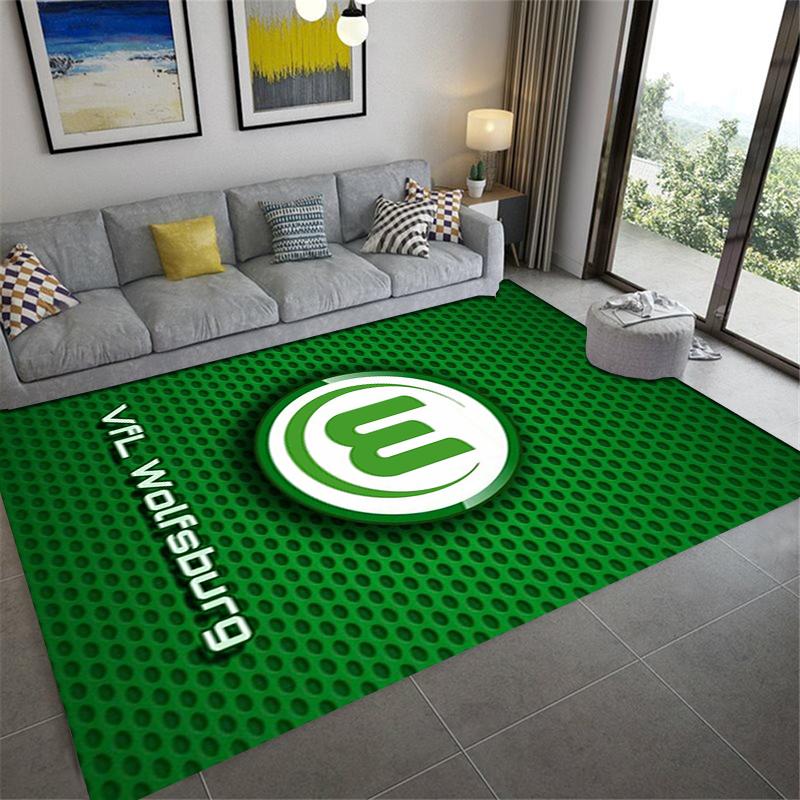 Nuovo Tappeto VfL Wolfsburg 2025 per Soggiorno Camera da Letto Casa Decorazione Divano, Tappetino Antiscivolo per Giochi Bambini 101