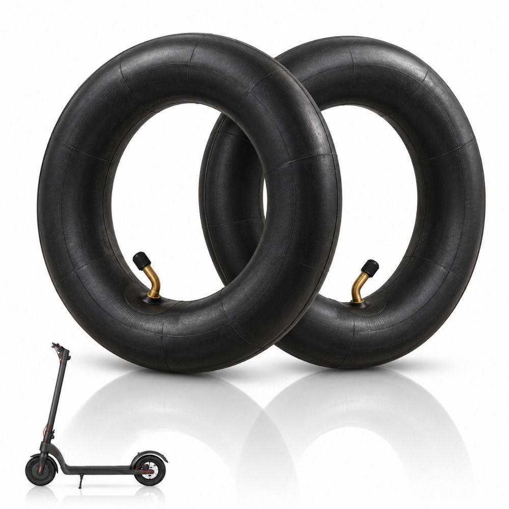 2PCS Butyl Rubber Electric Scooter Inner Tube Scooter Inner Tube with Valve Daily Scooter Riding