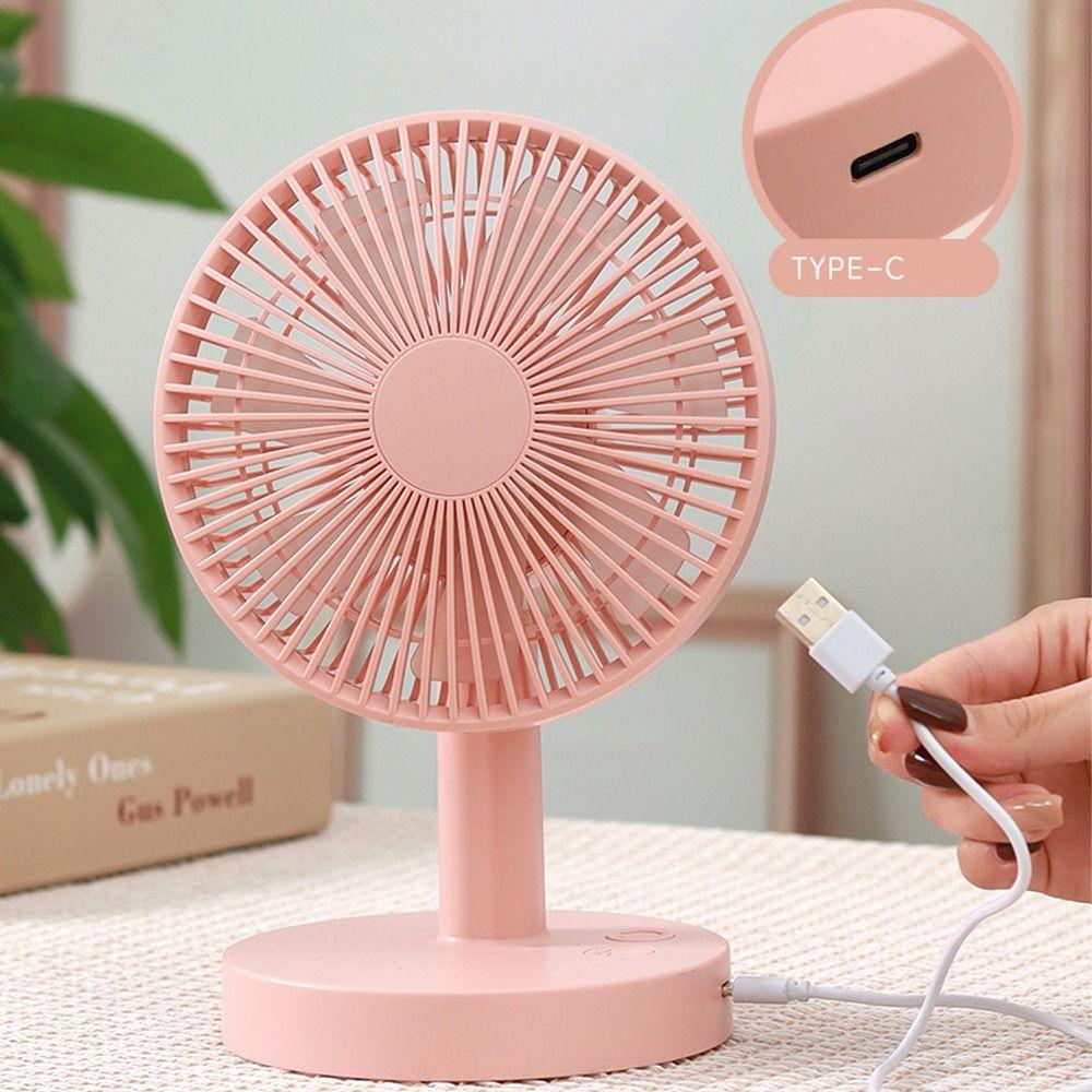 3rd Gear Desktop Electric Fan Low Noise Portable Electric Fan  For Office Bedroom