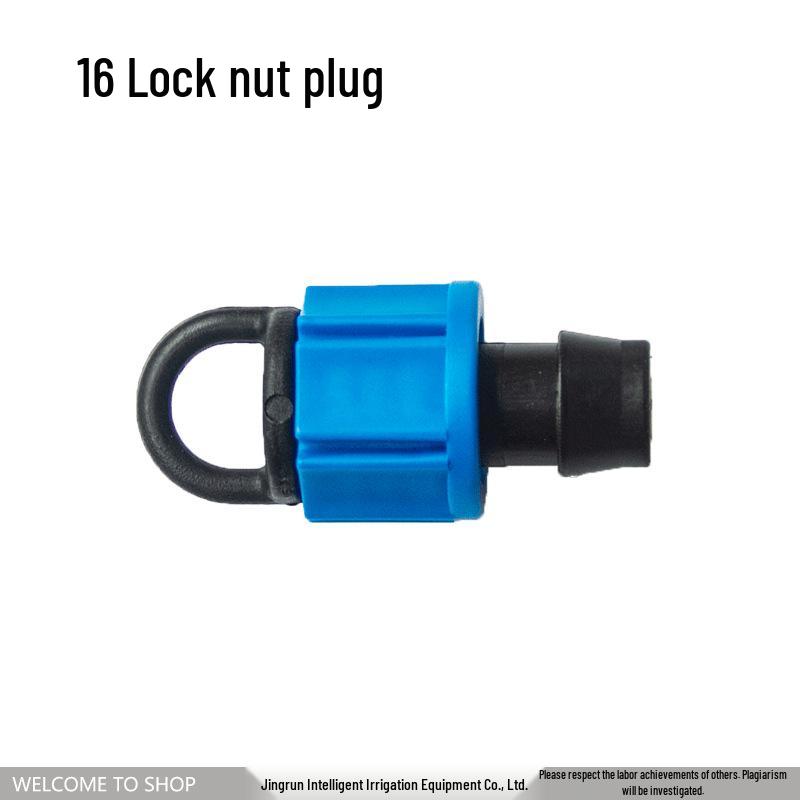 

16-Piece Drip Irrigation Accessory Set: Connectors, Sprinklers, Tape, and Tee Valves for Agricultural Watering