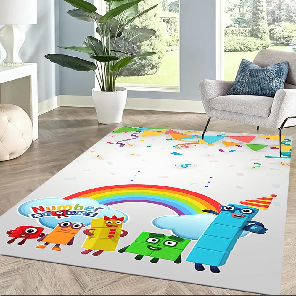 Numberblocks Area Rug Suitable For Decorate Room Living Rooms Dining Room Playrooms Antislip Rug Anime Office Decor Spiritual Gift