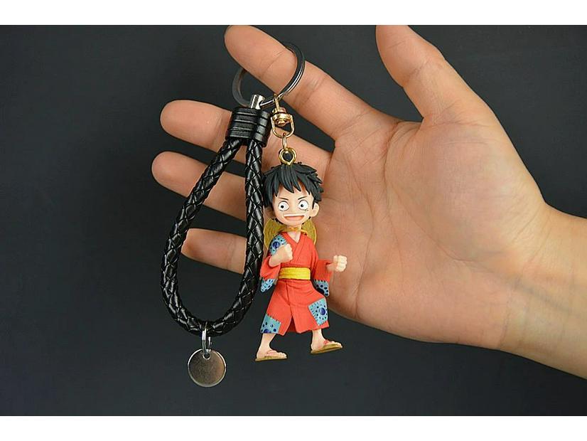Piraten Schlüsselanhänger Geschenk: Blind Box Anime-Figuren - Monkey D. Luffy, Zoro, Chopper, Ace