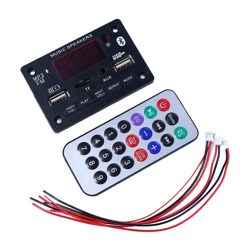 Power Audio Wirelessl MP3 Decoding Board Bluetooth 5.0 Audio Module Amplifier Board Car Player