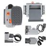 AIMATRIX Motor Kit Compatible with Major Technology Motor Brands, Power Functions Remote Control Kit Servo Motor Pack with Infrared Remote Receiver